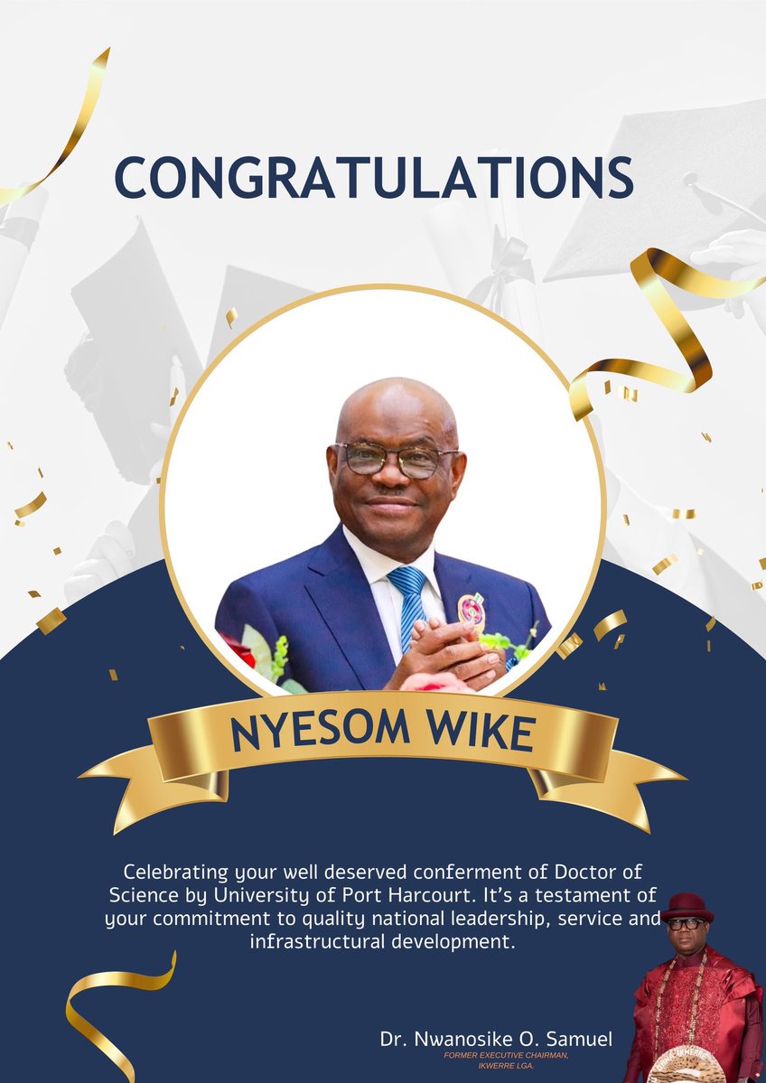 masiobi's tweet image. Congratulations to our Leader and great son of Rivers State.
We’re proud of your Sterling achievements!
@GovWike H.E. Take care of the widowed wife of Late Finance Minister Hon. Victor Masi. This is what I expect of our living leaders, to show empathy on the families of their…