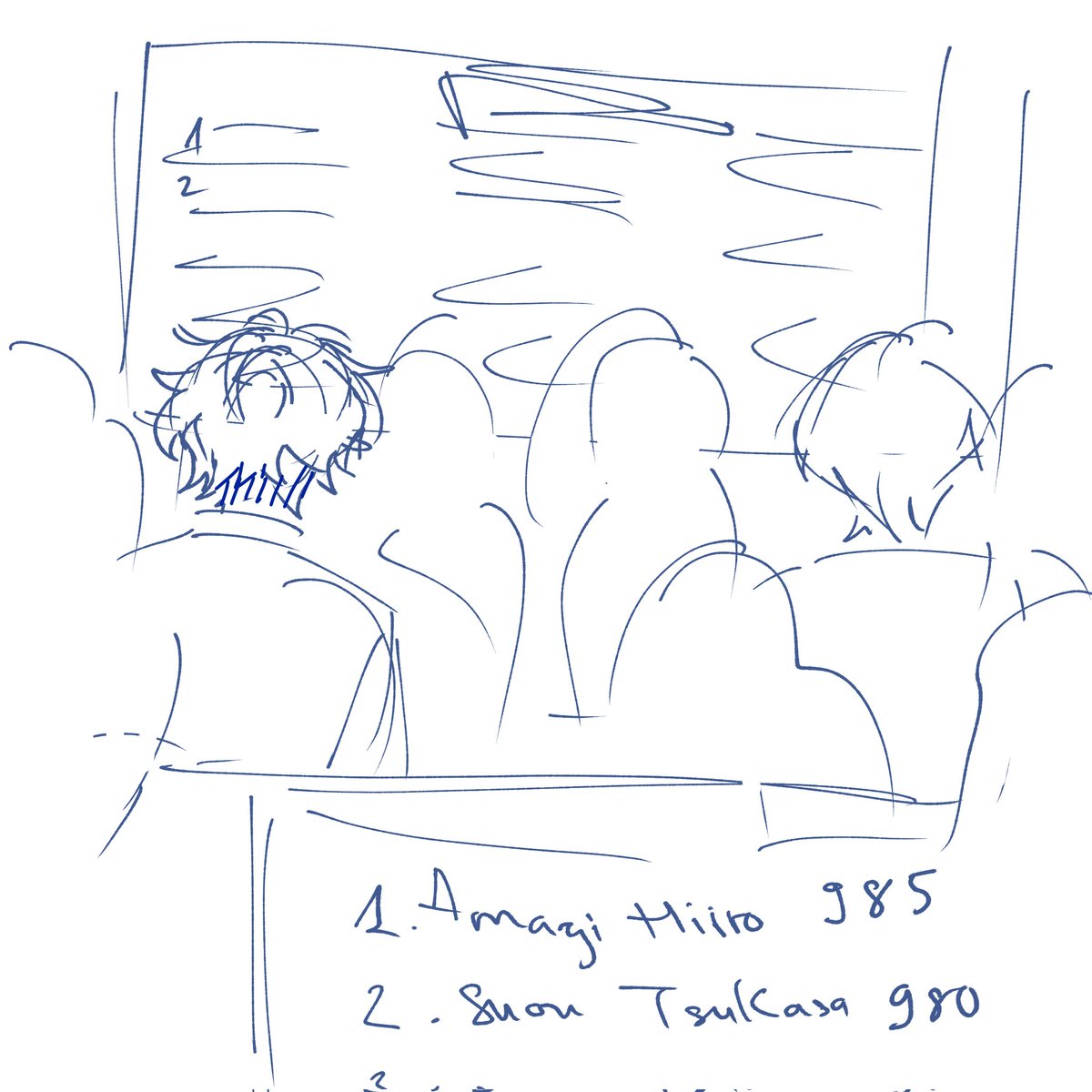 soumakzk's tweet image. #hiikasa doodles for @ritsumikaaa