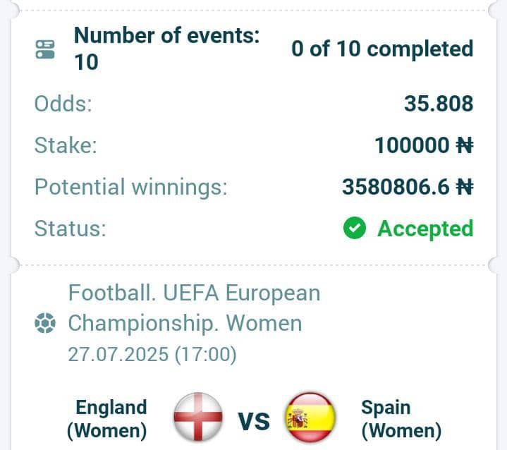 FORAREASONS_'s tweet image. JUST BELIEVE IN THE PROCESS 🤑
WINNINGS GO CHOKE TODAY GRAB THIS CHANCE AND MAKE MILLIONS ON 22BET
36 ODDS 💥 LY9D3
5 ODDS 💥 BQ1E3
Register with this link;
shorturl.at/SooYH
And use the Promo Code 👇 and get 500% bonus
Promo Code: BKM
BOOKIES FOR A REASON 😋