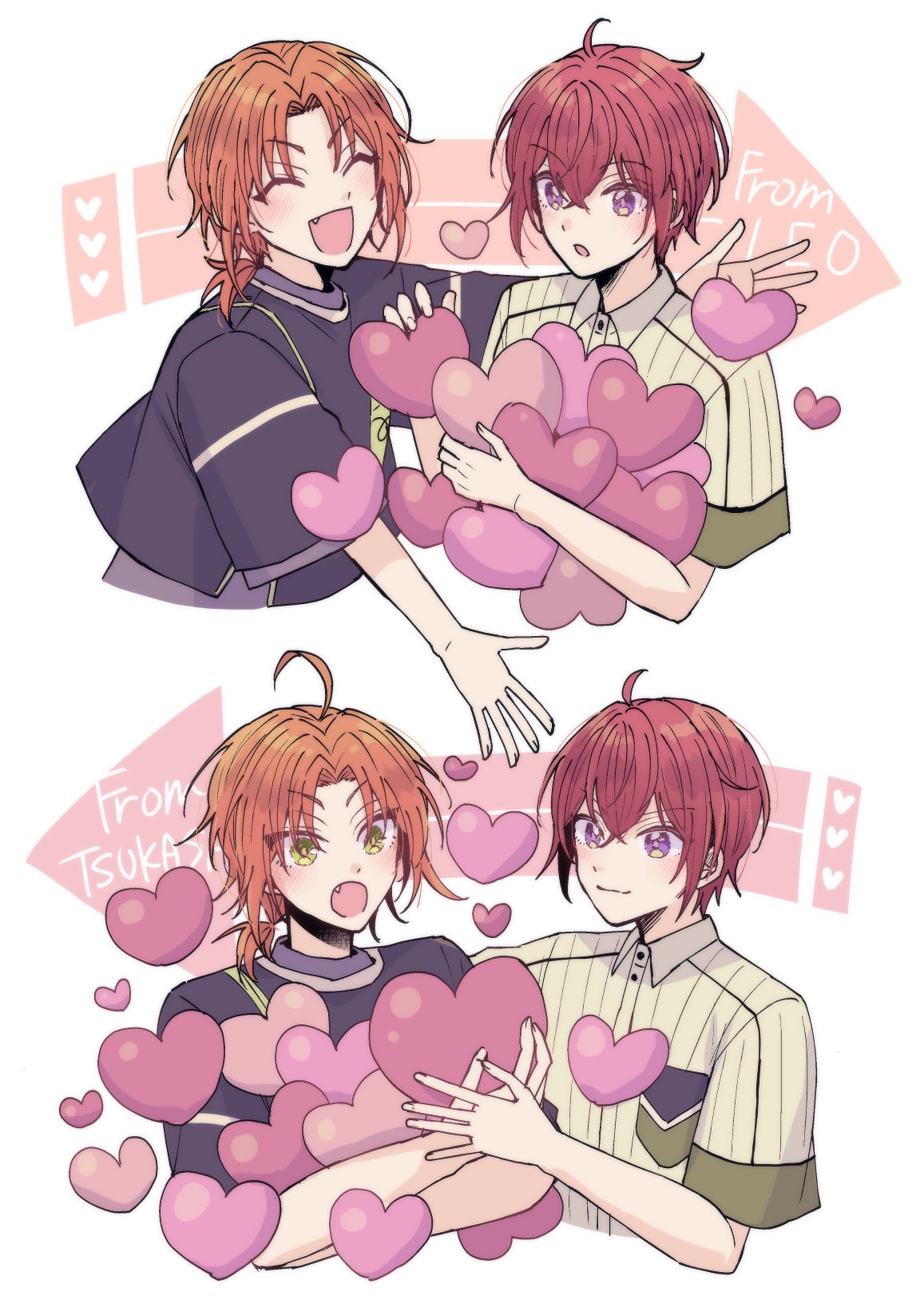 あんスタ　レオ　司 happy #猫の日!!!! i love leokasa i could talk about them all