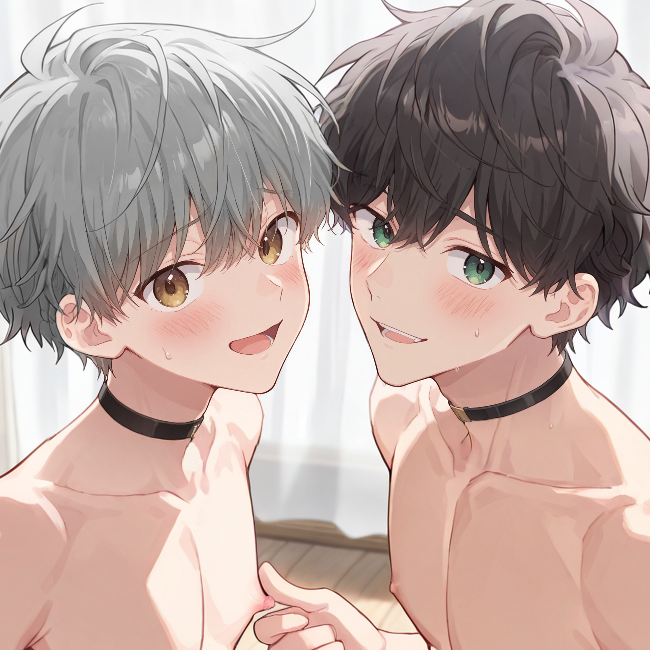 现在在做的东西,下个月大概会更新两次.
#AIart #AIイケメン部 #AIBL部 #R18 #NSFW #BL #yaoi #gay #BL