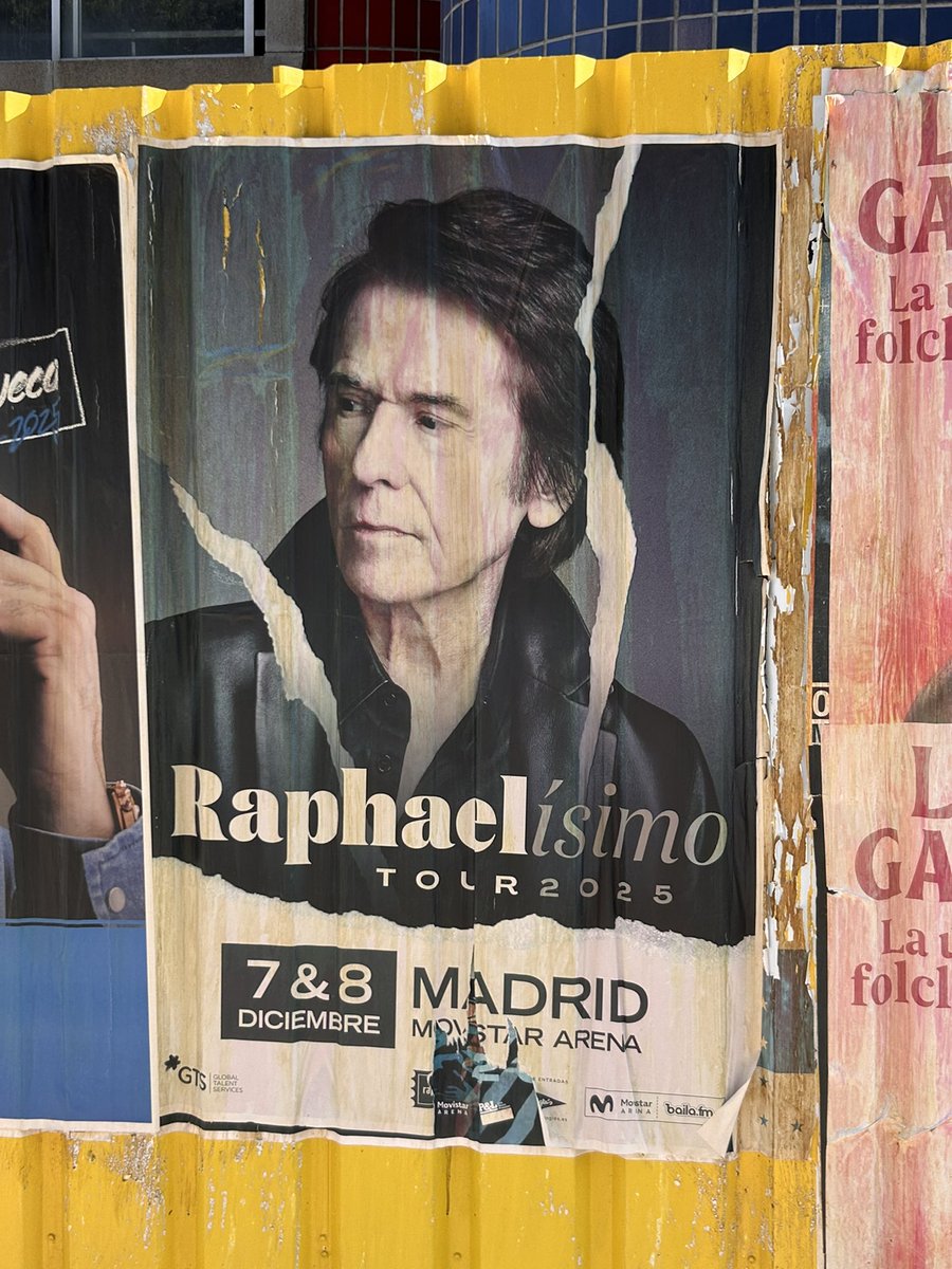 Contando los días para dejar pequeño el <a href="/MovistarArenaEs/">Movistar Arena España</a> de la mano de <a href="/RAPHAELartista/">𝗥𝗔𝗣𝗛𝗔𝗘𝗟</a> 🔥

Y si aún no tienes tu entrada, no sé a qué estás esperando!!! 

#TourRaphaelisimo #Madrid #MovistarArena