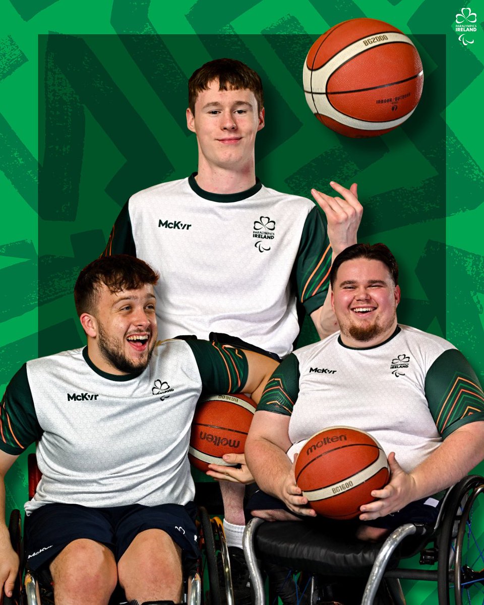 ParalympicsIRE's tweet image. Two big games coming up for our wheelchair basketball team! ๐
11:14: Ireland v Italy
15:45: Ireland v Portugal
#TeamIreland | #EPYG
