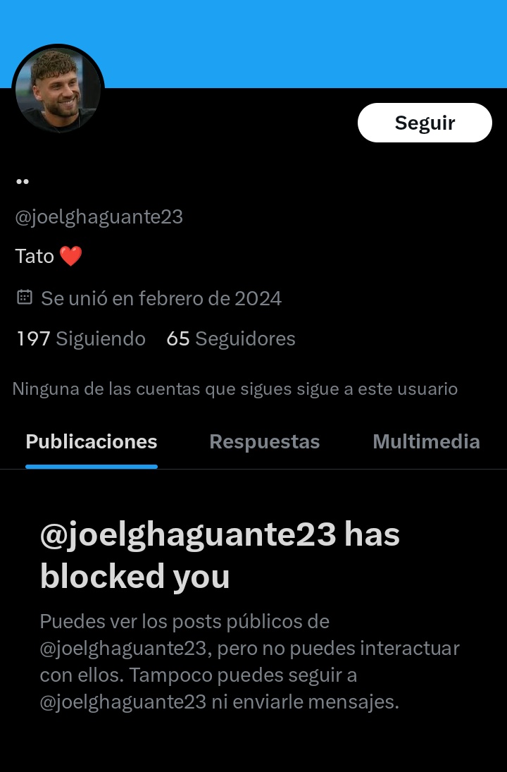 AgustinGaarnica's tweet image. Me bloqueó Tato de Gran Hermano.
Así terminan cuando se quedan sin argumentos y no asumen la realidad, se vuelven ciegos y repiten mil veces las mismas cosas aunque se las refutes con datos concretos y fácilmente verificables. Son negacionistas y ni siquiera saben leer. 😂