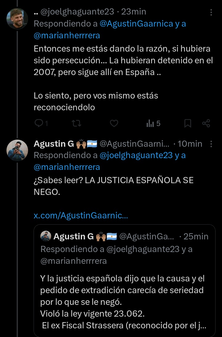 AgustinGaarnica's tweet image. Me bloqueó Tato de Gran Hermano.
Así terminan cuando se quedan sin argumentos y no asumen la realidad, se vuelven ciegos y repiten mil veces las mismas cosas aunque se las refutes con datos concretos y fácilmente verificables. Son negacionistas y ni siquiera saben leer. 😂