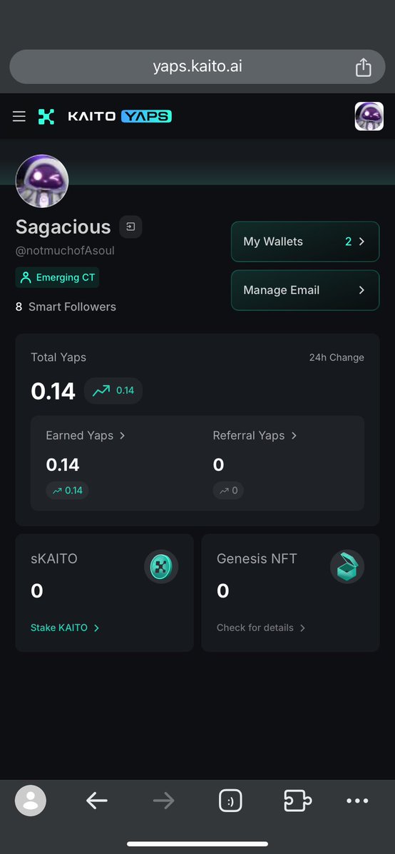 notmuchofAsoul's tweet image. Finally out of yap jail after almost a month
I've been consistently yapping about @Infinit_Labs on @KaitoAI . This doesn't just make me happy, but also gives me the energy to keep going and do more
Big shoutout to everyone who has been engaging me.
Special thanks to…
