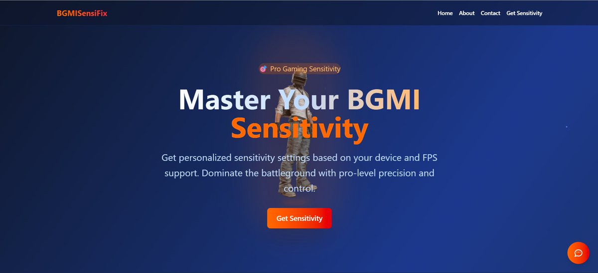 anish_5165's tweet image. 🚀 Project Deployed!
BGMISensiFix is now live! 🎮
A web app that helps players generate perfect BGMI sensitivity setting using AI-powered suggestions based on their device and FPS support.
Link: bgmi-sensi-fix.vercel.app
@BgmiDev  @ezSnippet 
#nextjs #bgmi  #webdevelpment