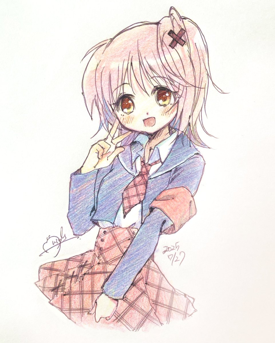 p5vr_c_w's tweet image. #むつきのしゅご絵
アルカナ学園の日奈森あむさん