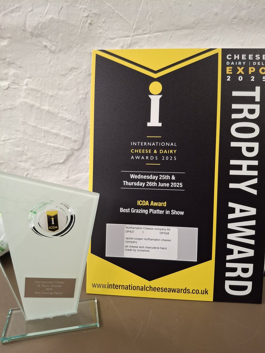 We have been pretty busy in the background with lits of different things. But well done to rachel for this.<a href="/friarsfarm1/">friars farm #SBS Winner</a> <a href="/CoCharcuterie/">Northampton Charcuterie Co #SBSWINNER</a> . <a href="/MadeInNorthants/">Made In Northamptonshire</a> <a href="/ChronandEcho/">Northampton Chron</a>  we did very well <a href="/iCheeseAwards/">International Cheese & Dairy Awards & EXPO</a>  a fabulous awards team