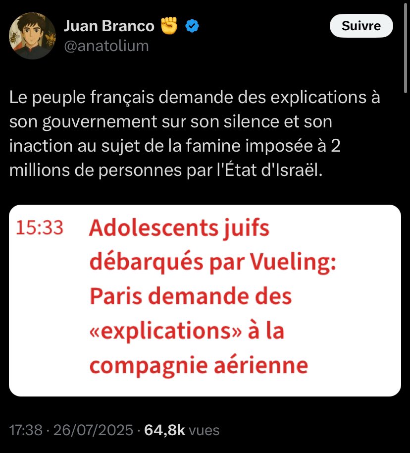 NapsSo's tweet image. Tiens, l’ange noir de St-Germain a encore la diarrhée.

Depuis tout ce temps c’est inquiétant, faudra penser à consulter, mon petit Juan.
