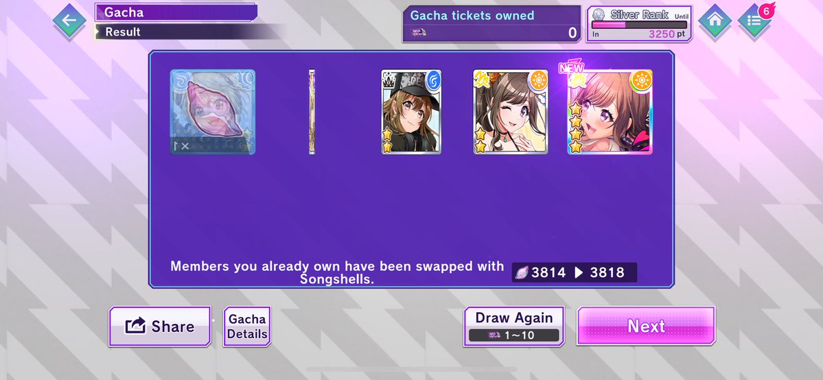 UnholySheepy's tweet image. - marika bday gacha
- pick vampire marika
- got a 2*
- "eh, as expected lol"
- realize i have 5 gacha tix
- me: sure, more 2*- MARIKA?!