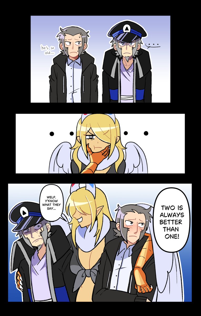 devibobevi's tweet image. AF attack for @CaritaHearts !!

two isn&apos;t ALWAYS better than one... but volo is too excited to realize that.