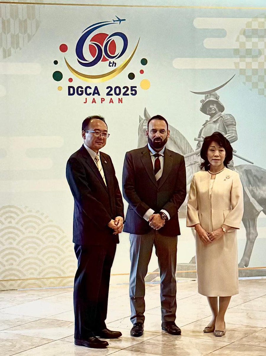 The Director General and delegates of Civil Aviation Authority of Nepal attending the 60th conference of Directors General of Civil Aviation, Asia and Pacific Region in Sendai, Japan.