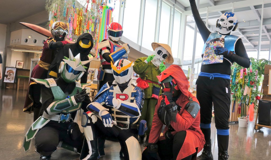 kei_rgk's tweet image. #栃木県 #くるる夏祭り
#ナスライガー #訛之助
#カプサイシン #プラグオン
#みのり #紅夜 #刹那 #デカメ
#はぐれ戦闘員古田
今年の夏祭りも熱いね
