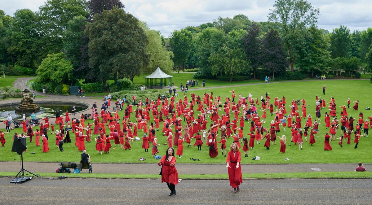 Get that red dress out of the wardrobe and release your inner Kate Bush. Its Wuthering Heights Day at Avenham &amp; Miller Parks from 11am. In aid of <a href="/LancsMind/">Lancashire Mind</a> hundreds of Kates will dance away and you can join in , just turn up in red #MostWutheringHeightsDayEver