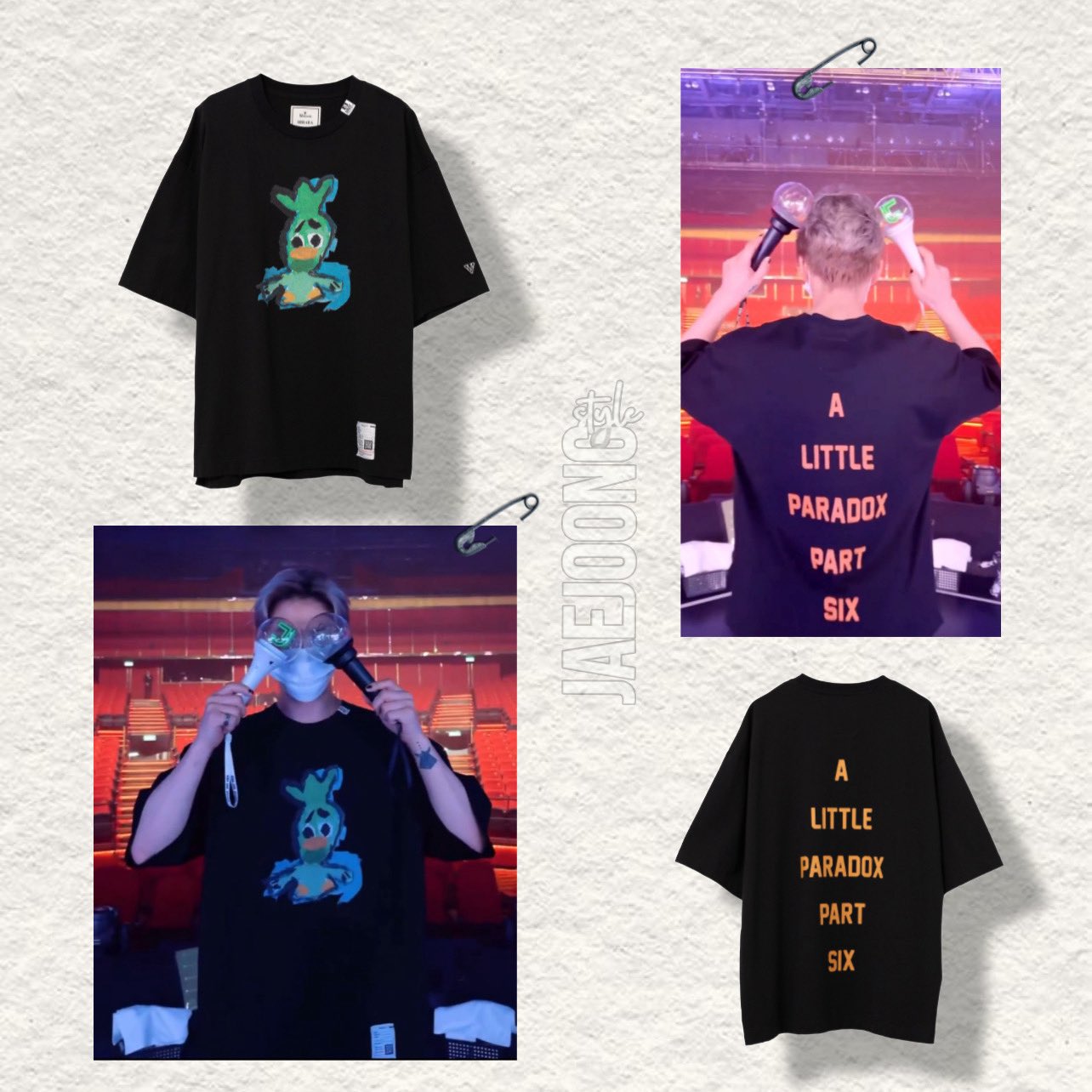 MOONSUN ♥ MJ コラボ UNISEX, Oversized T-Shirt MOONSUN ♥ MJ コラボ UNISEX， Oversized T-Shirt
