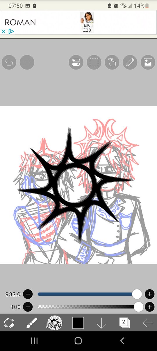 cesarsalad13738's tweet image. ..
Bruh why is my artstyle so inconsistent