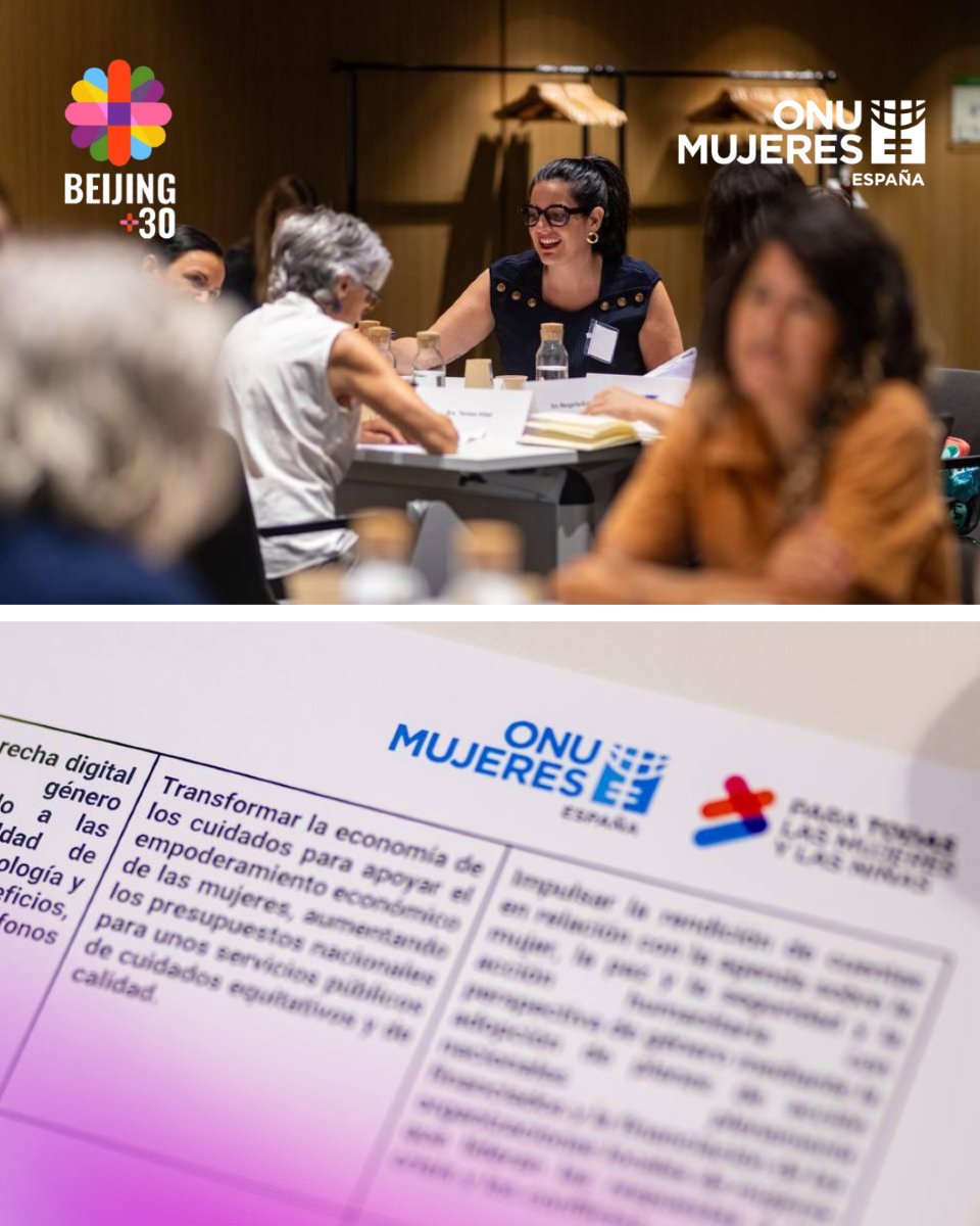 2Hace casi 30 años, 189 gobiernos adoptaron la Plataforma de Acción de #Beijing30.

Hoy, en Barcelona, conmemoramos este hito con compromiso renovado hacia una igualdad real.

Gracias a <a href="/govern/">Govern de Catalunya</a> y @evamenorcantador por acompañarnos en esta jornada por los derechos de todas.