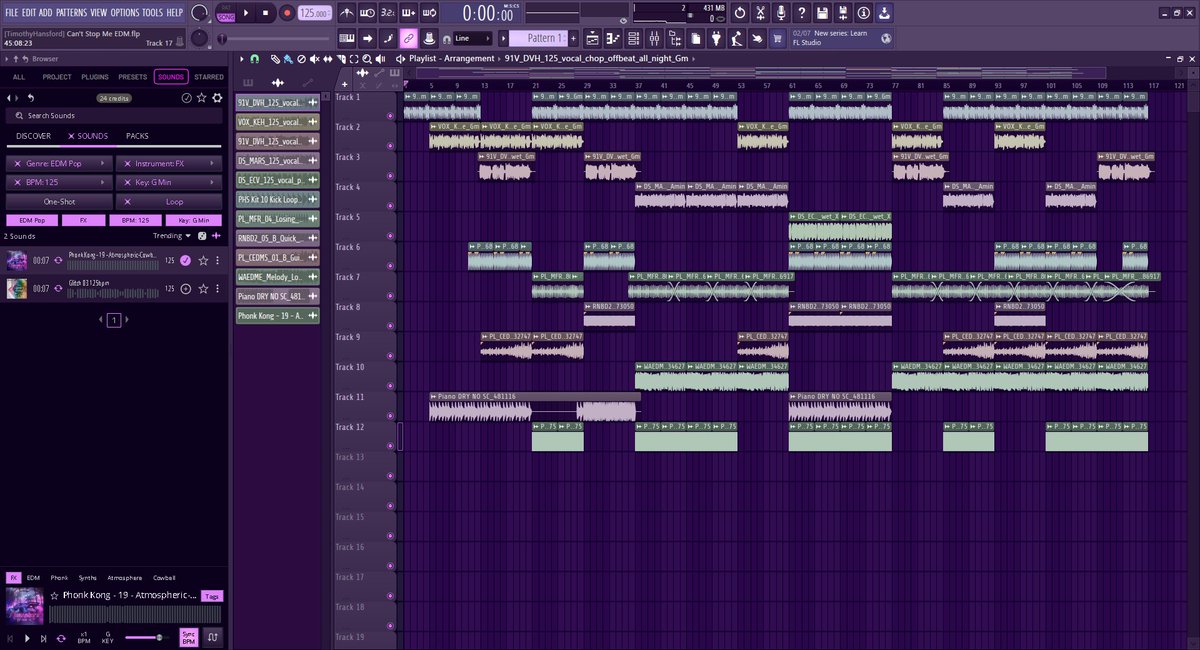 Nearly finnished come and watch at kick.com/cageytim #edm #musicproduction