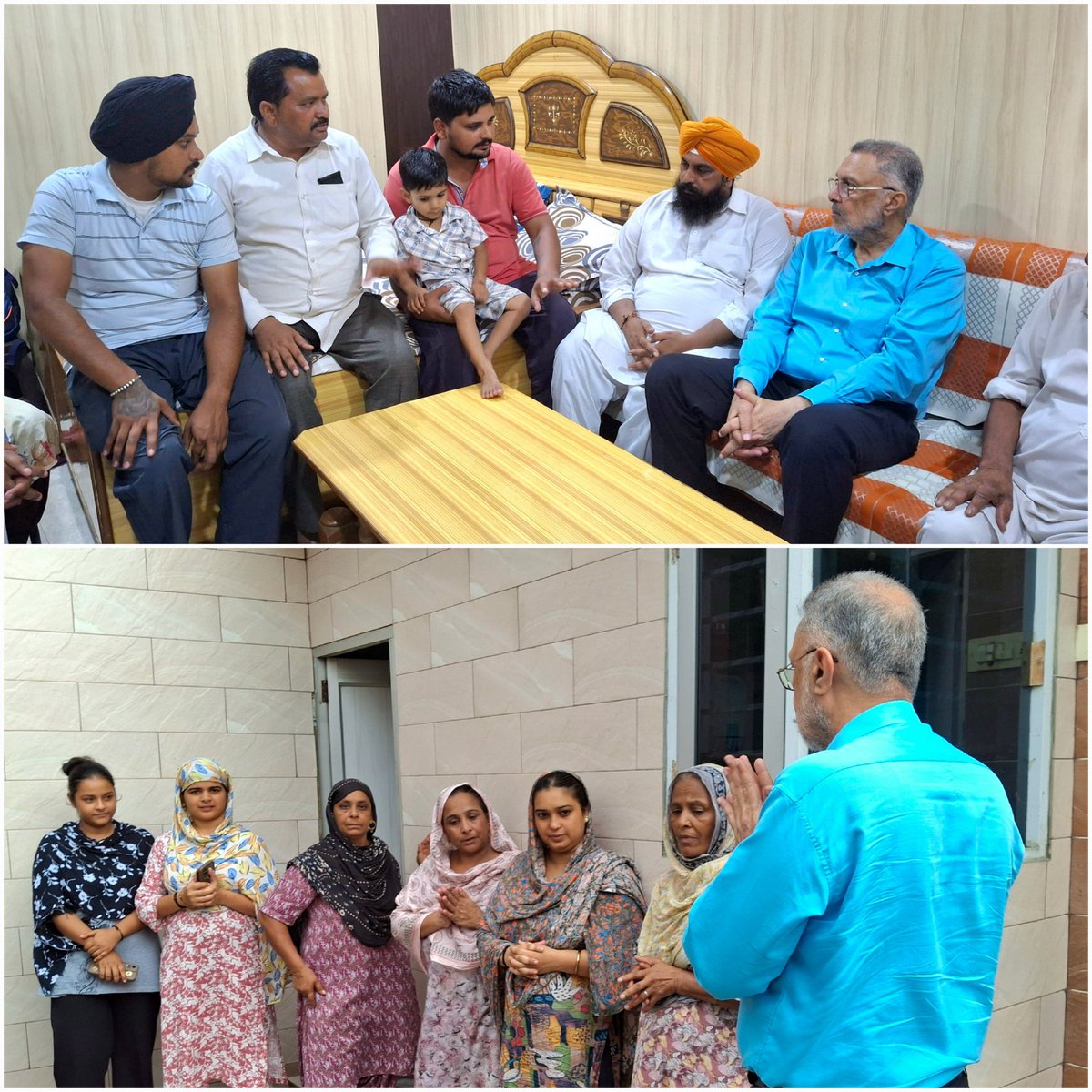 AAPbalbir's tweet image. Today I visited the village Faggan Majra, Chalaila and Kishangarh in the rural Patiala constituency, met the families of those who lost their lives in the past few days and shared the grief of their loved ones. I have always been among the people and always stand with everyone in…