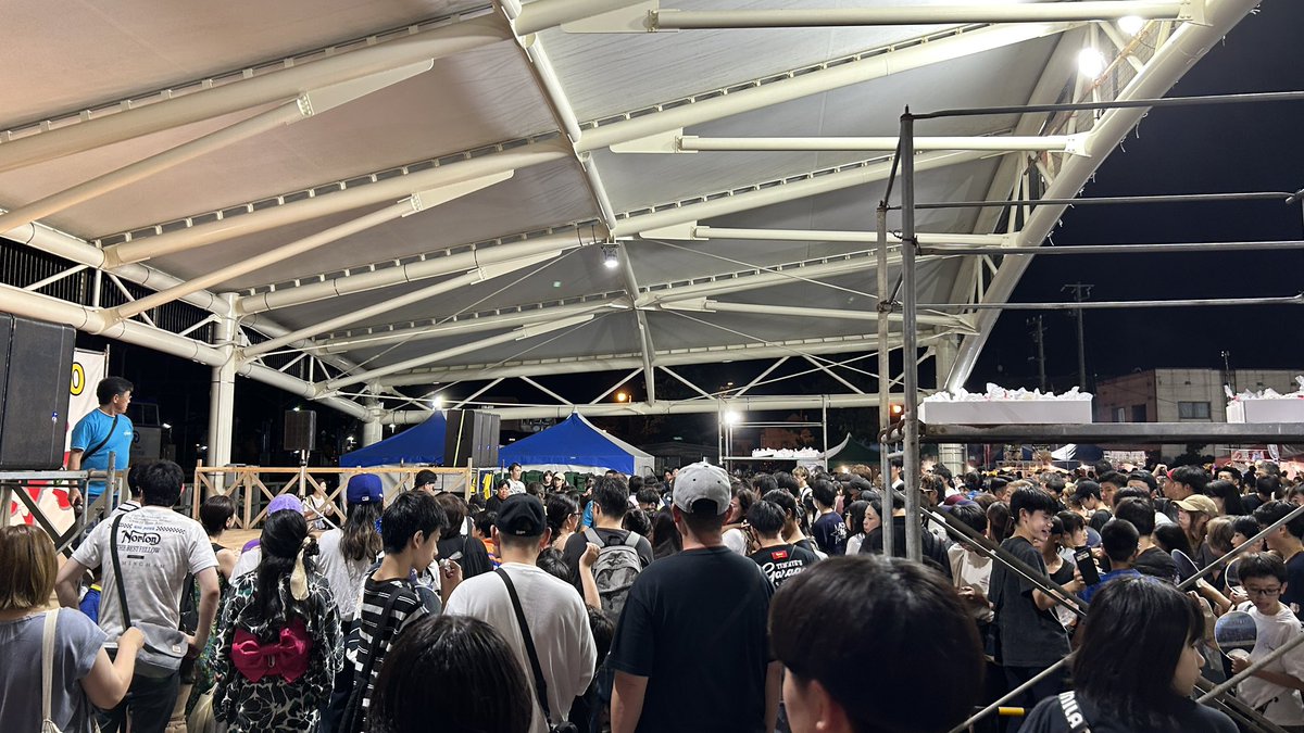fmiruka's tweet image. エイド03会場はまもなく餅まき！

#FMいるか #函館 #北斗市夏まつり
