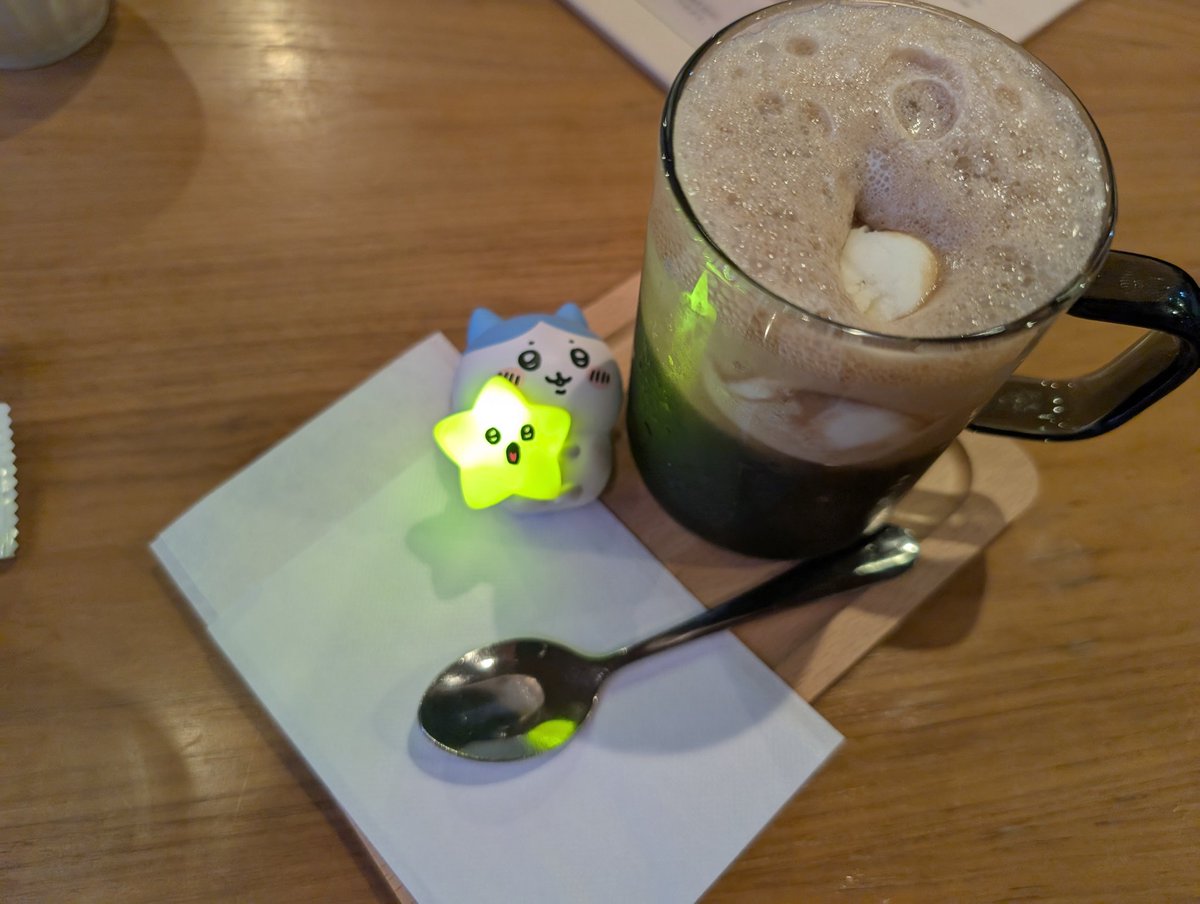 kimita_hq's tweet image. コーヒーフロートではなくて、黒ビールフロートです。美味しかったです。