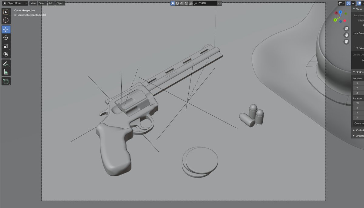 jovanprz's tweet photo. Revolver model not highly detailed but it works https://t.co/kG4ywxpztz