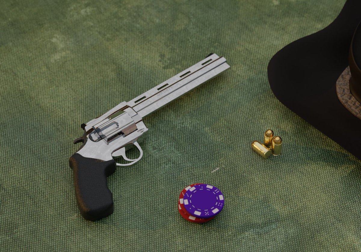 jovanprz's tweet photo. Revolver model not highly detailed but it works https://t.co/kG4ywxpztz