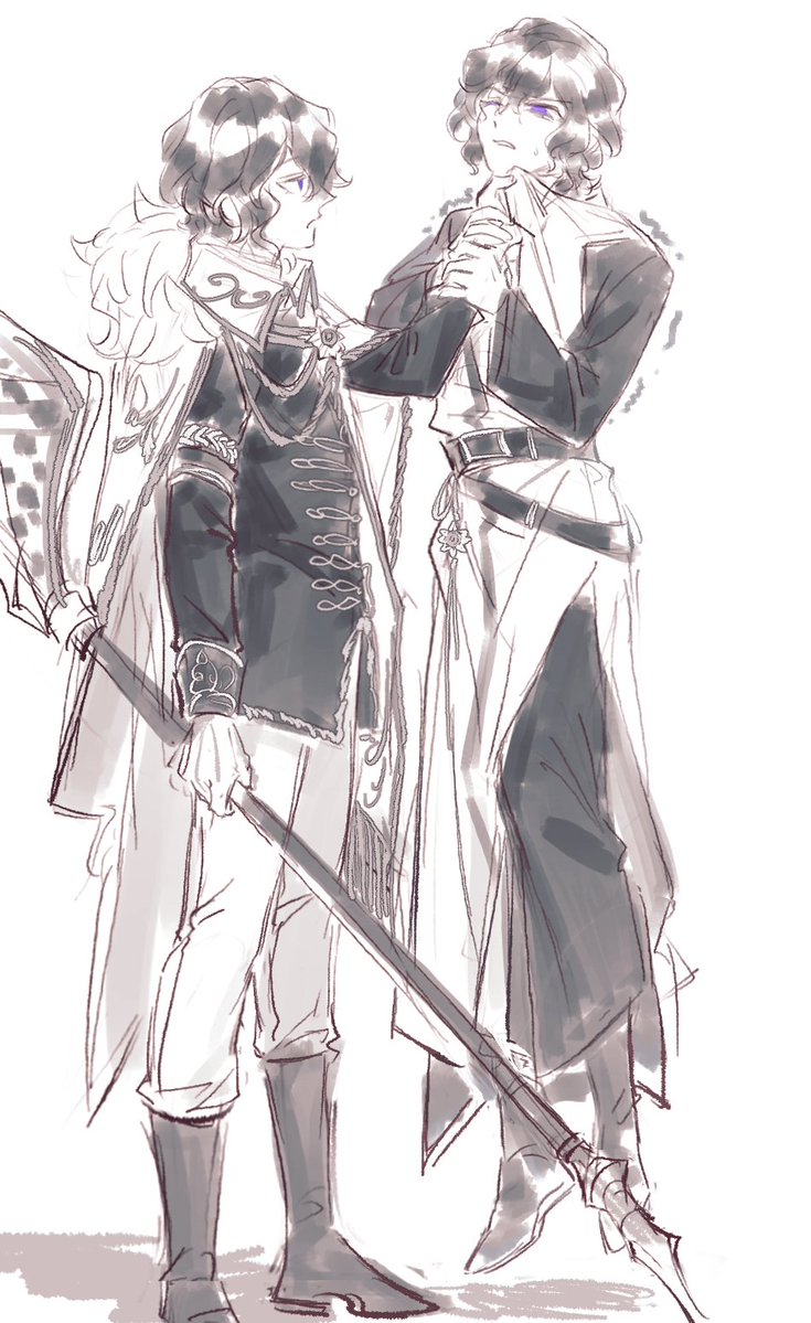 L_kui03's tweet image. 也给c3私设了哥哥,由兵棋升变为后棋。明明很弱还总往前线跑这点而让c3很烦躁,直到哥哥靠自己一步步努力(以及偶尔利用c3)深入敌方内部升变为新的皇后
#夜骨