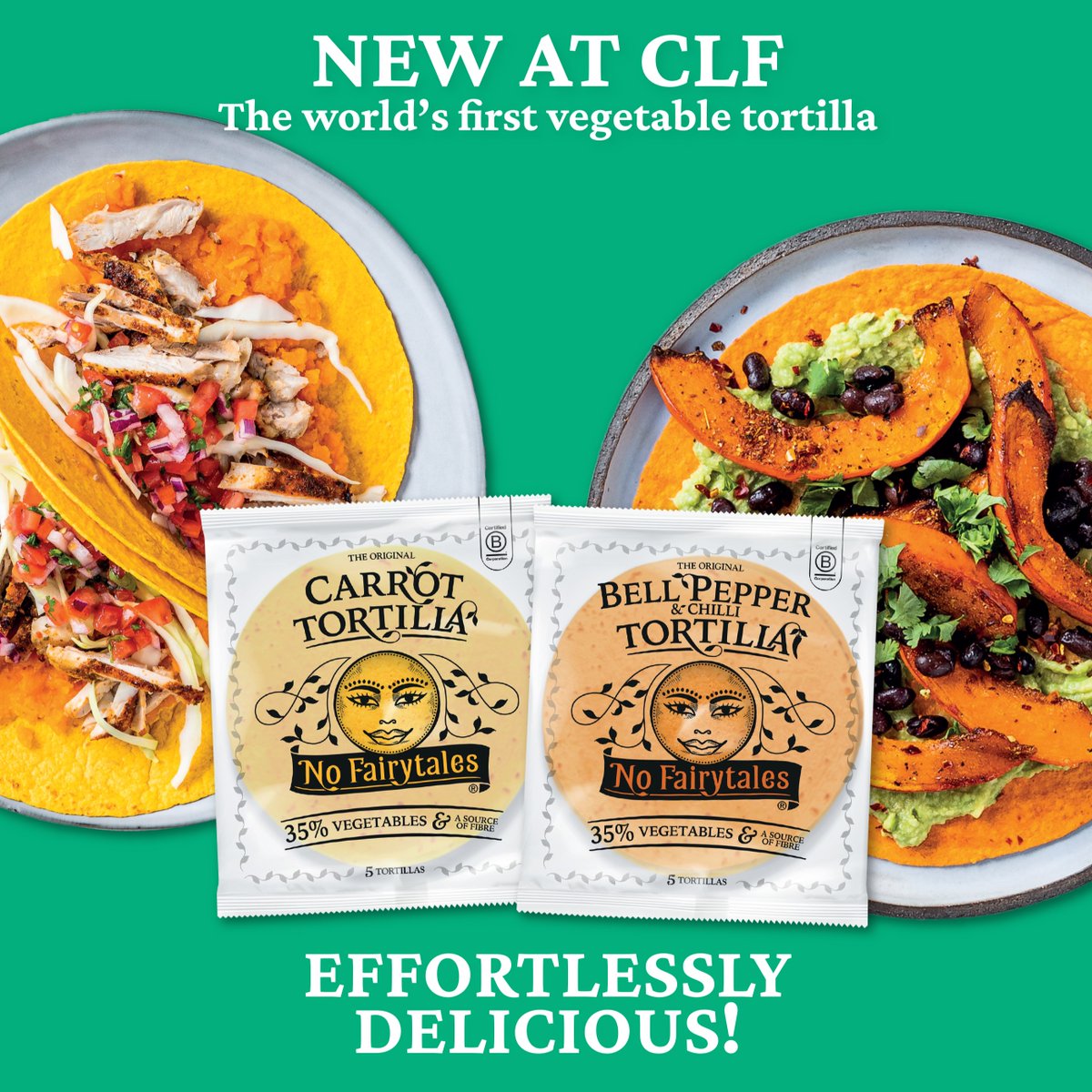 CLFDistribution's tweet image. New at CLF, No Fairytales! 🌱
Wholesome, plant-based snacks your customers will love.

#NoFairytales #PlantBasedSnacks #HealthyEating #B2BFood #CleanEating #CLFDistribution #NewAtCLF