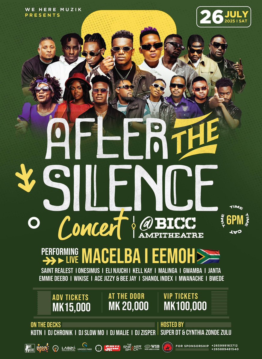 ConChronicle's tweet image. After The Silence Concert was fully Sold Out🙌🔥
Stay with us for some of the Artist Stage
performance
Thread