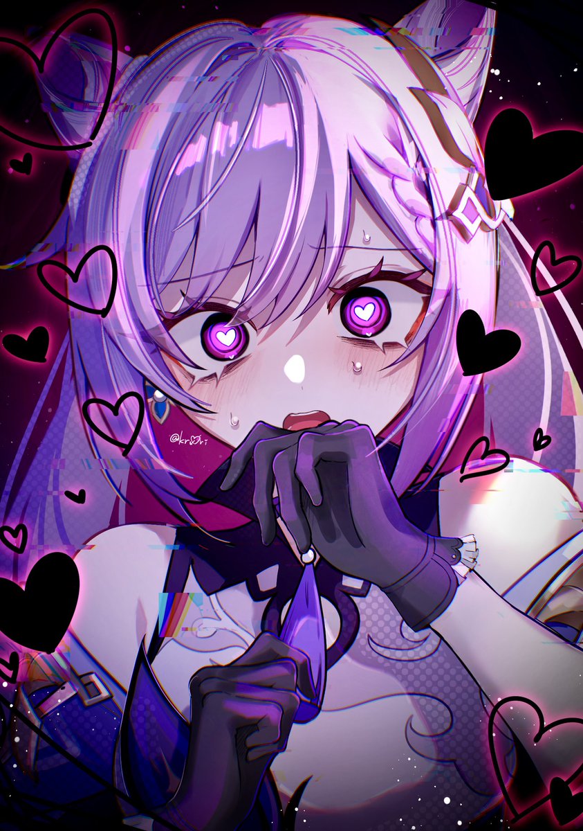kr0ri's tweet image. ⚠️キャラ崩壊⚠️

No.11  #Keqing
｢こっちはずっと我慢してたのに…！｣