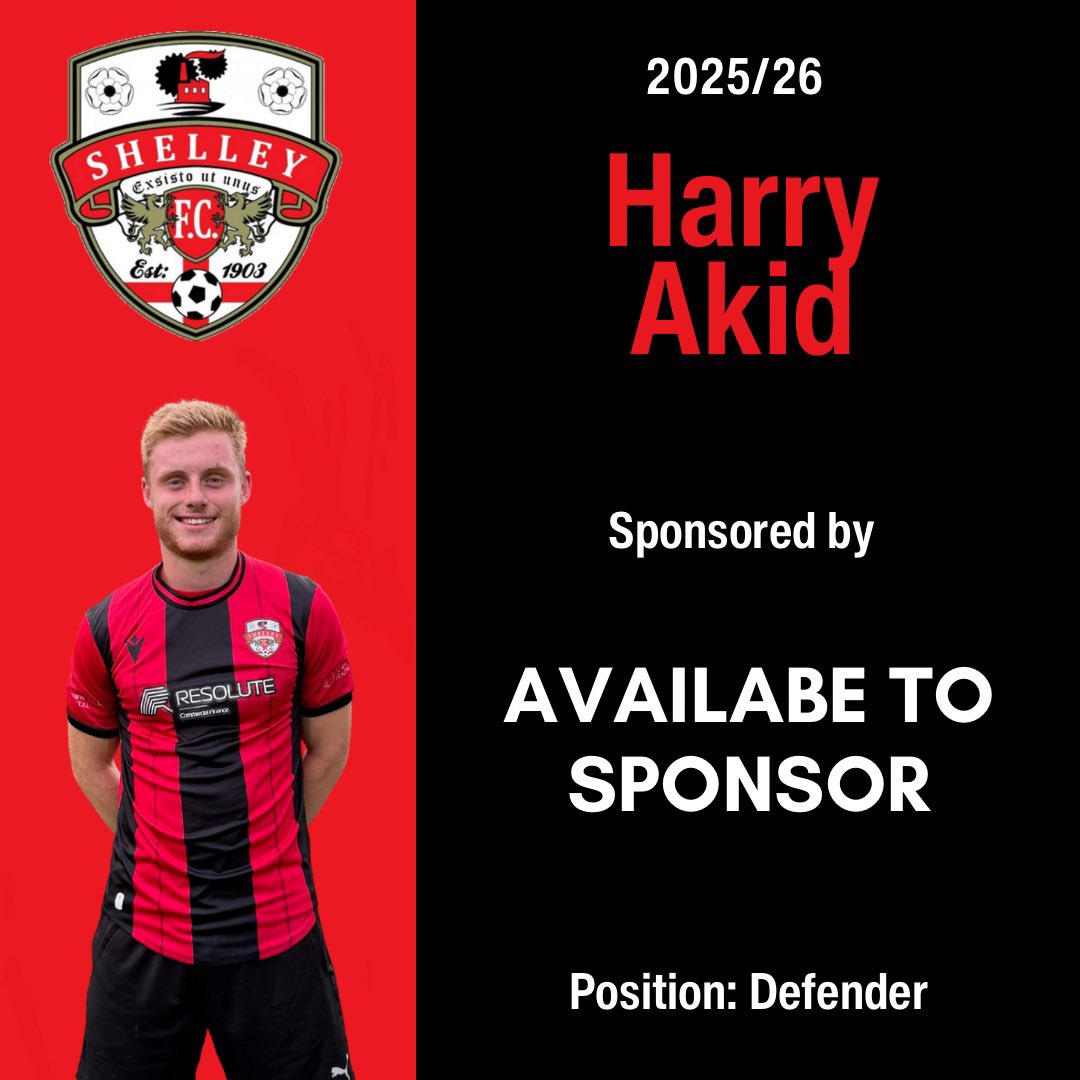 📝 Player Retention

After coming through our junior setup and representing the club for years, we’re delighted Harry has committed to another season with Shelley! 👊🔴⚫️⚪️

Harry has also been named U21’s Captain 👨‍✈️ 

‼️ To sponsor Harry please get in touch

#ShelleyCFC