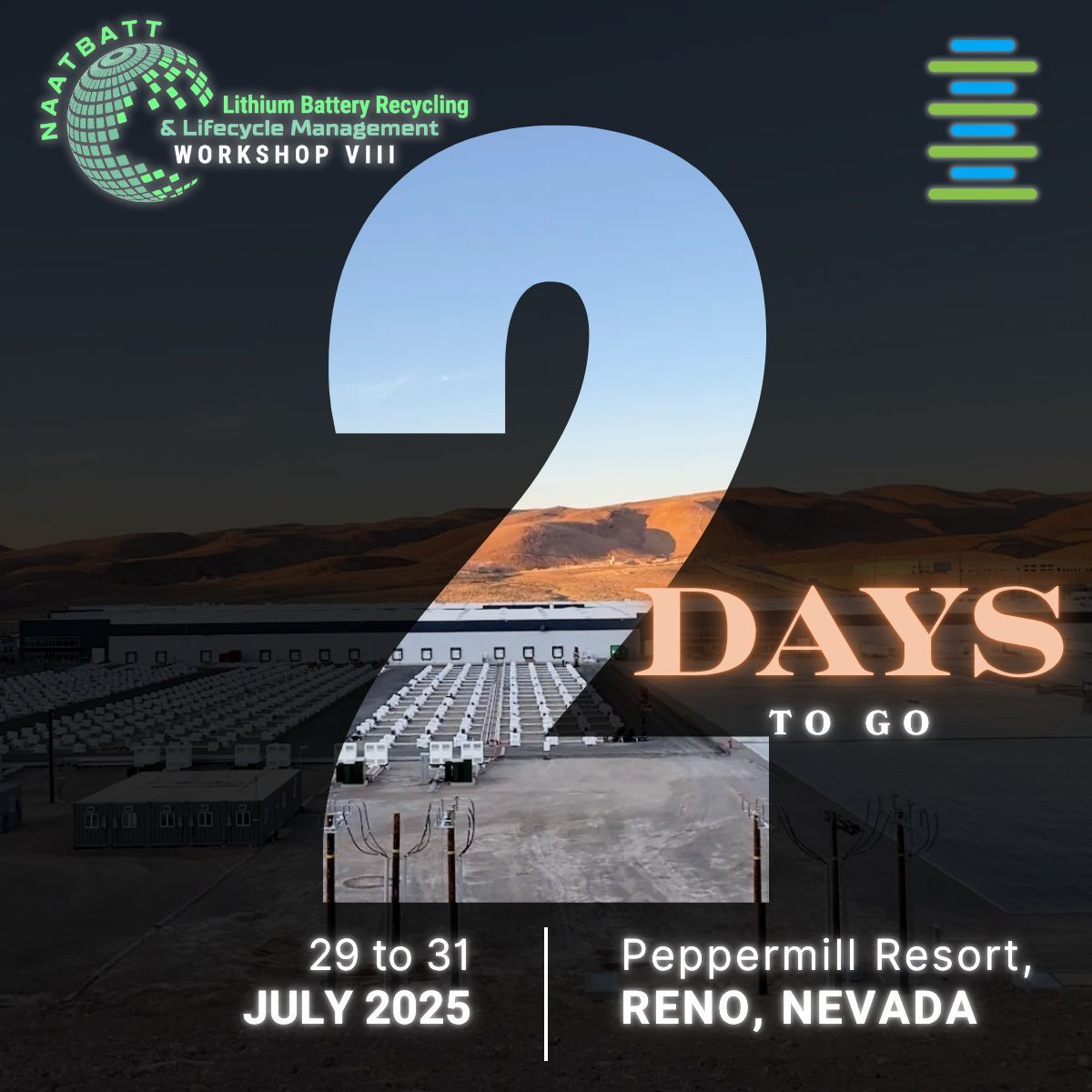 2 days left! 𝗡𝗔𝗔𝗧𝗕𝗮𝘁𝘁'𝘀 𝗟𝗶𝘁𝗵𝗶𝘂𝗺 𝗕𝗮𝘁𝘁𝗲𝗿𝘆 𝗥𝗲𝗰𝘆𝗰𝗹𝗶𝗻𝗴 𝗪𝗼𝗿𝗸𝘀𝗵𝗼𝗽 𝗩𝗜𝗜𝗜
Join the discussion: naatbatt.org/join-a-committ… 
#BatteryRecycling #NAATBatt