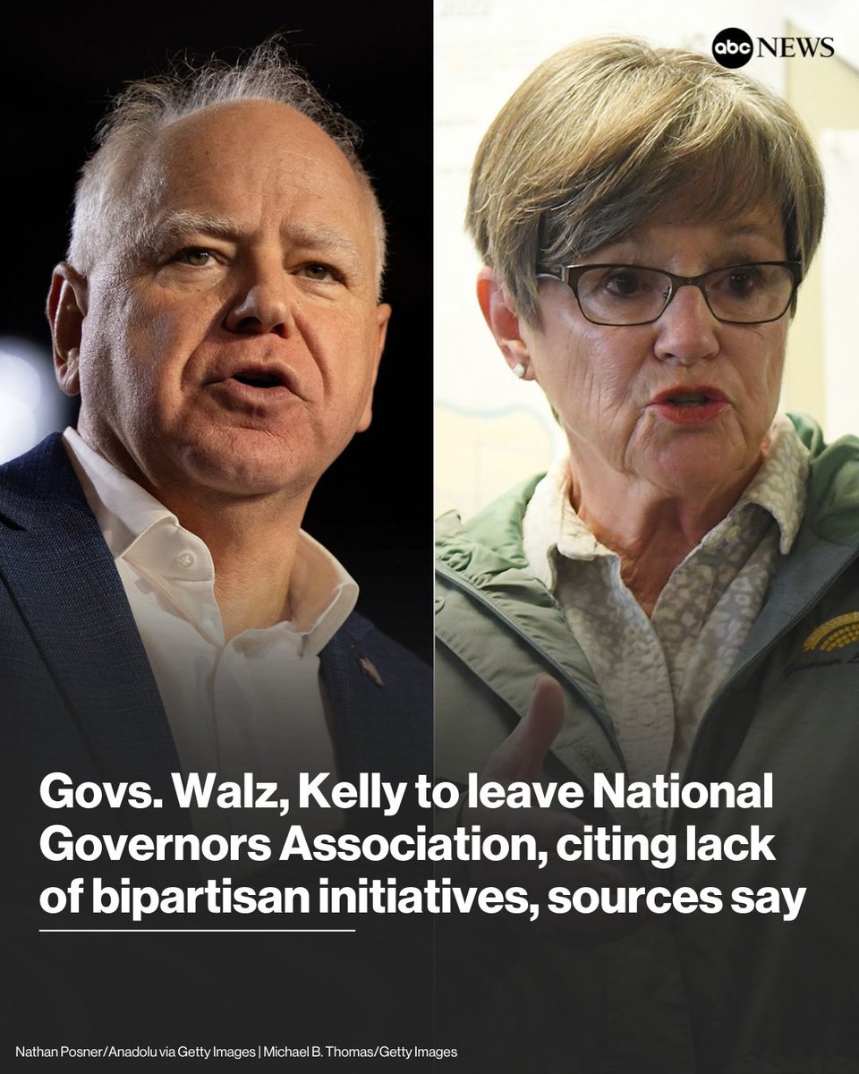 Sources say two prominent Democrats are stepping away from the National Governors Association, citing in part a lack of pushback to the Trump administration's policies. abcnews.link/rIQk8us