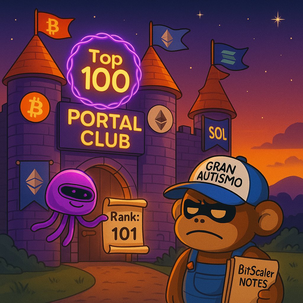 dudu_bitcoin's tweet image. gPortal
I may have fallen out the top 100 @PortaltoBitcoin leaderboard…
But I’m still grinding.
Why?
Because I believe in the mission:
Bitcoin needs DeFi. DeFi needs Bitcoin.
Portal is making it happen.
Non-custodial. Atomic swaps. Sweet incentives for LPs.
Portal to…