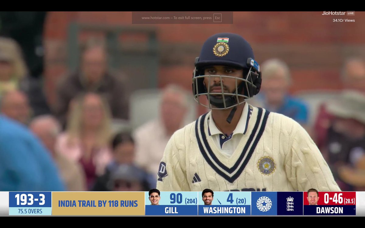FIRST HOUR DONE ✅

- A good fight by Indian batters on a very very tough pitch.