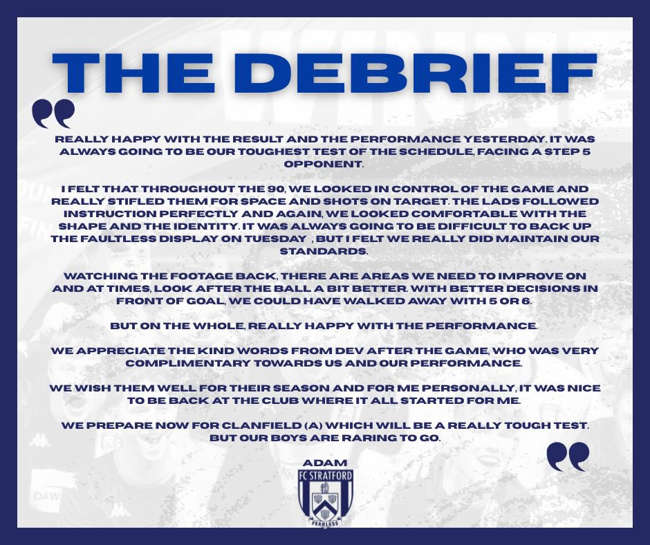 FcStratford's tweet image. γ ππππ πππ πππ
π
ππ γAfter our final pre-season fixture yesterday afternoon. We caught up with @AdamParker1997 on his views of the game.
#UpTheFCBears