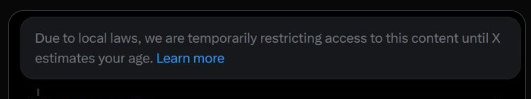 Twitter (and Elon) can suck on my age....it's right between my thighs.