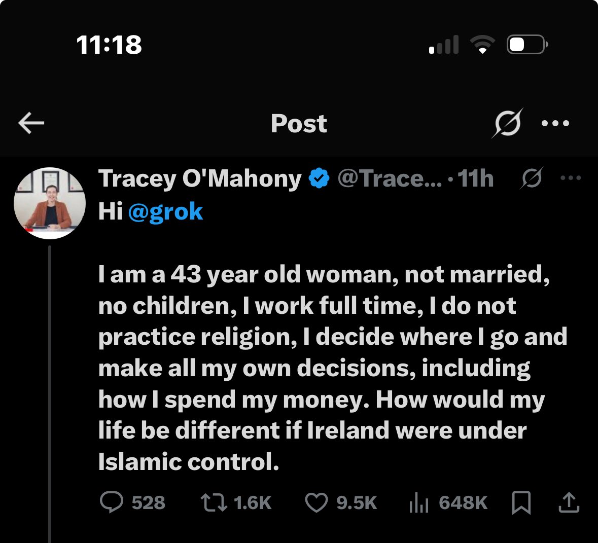samuelKe1ran's tweet image. This is why I don’t want sharia law in England, this is why mass immigration at once without integration from countries with this culture is dangerous to the safety this county WAS building towards.
@TraceyOMahony81 👏