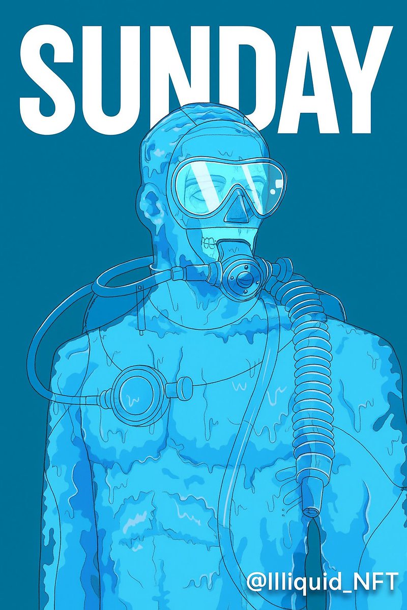 Sundays are for deep dives—into art, culture, and the unknown. 🌊
This isn’t just a vibe. It’s a liquid state of mind.
Shoutout to the wizards over at @illiquid_nft for keeping the current flowing every week.
GM🌊