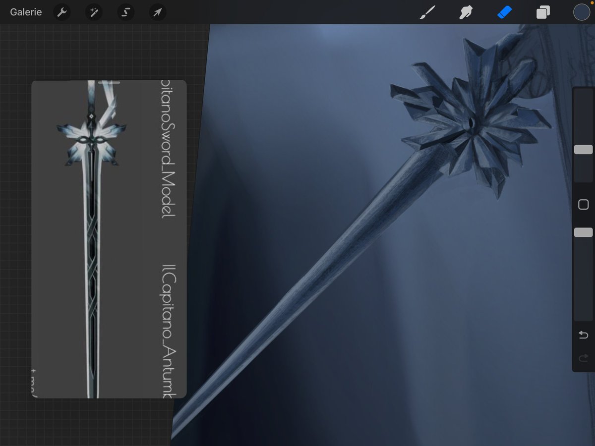 BeyBy40's tweet image. Capitanos sword but I was too stupid to use a reverence #Capitano
