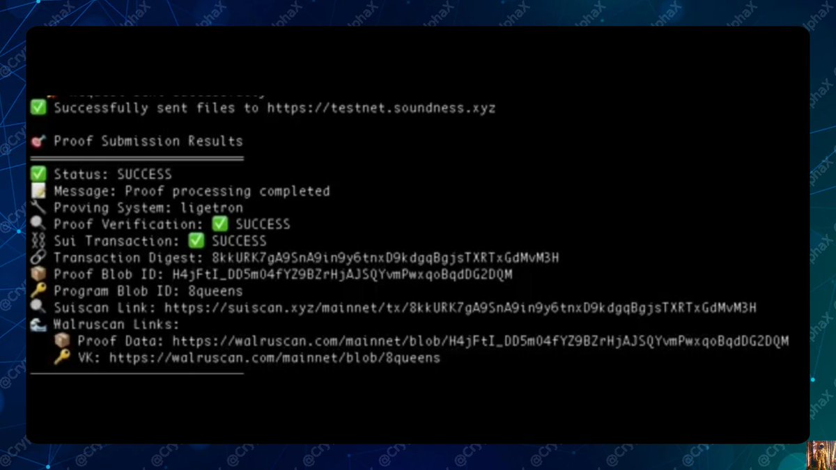 CrypticAlphaX's tweet photo. 12/
• When prompted, enter the password you used when generating the key

Note: Password won’t be visible when typing. I suggest copy pasting it to avoid errors

🎉 Done!
If successful, you’ll see a message confirming submission.

https://t.co/IWncbn2glQ https://t.co/gaP0YqqPmN