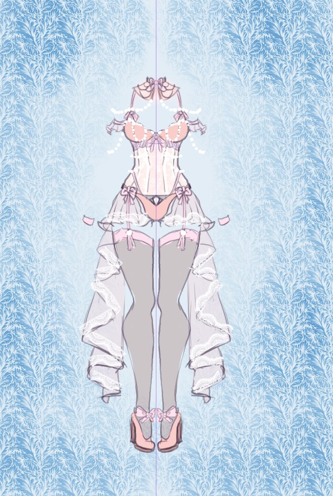 silrany's tweet image. heute wird neben den ganzen Charakterdesigns auch mal wieder ein Outfit gezeichnet xD