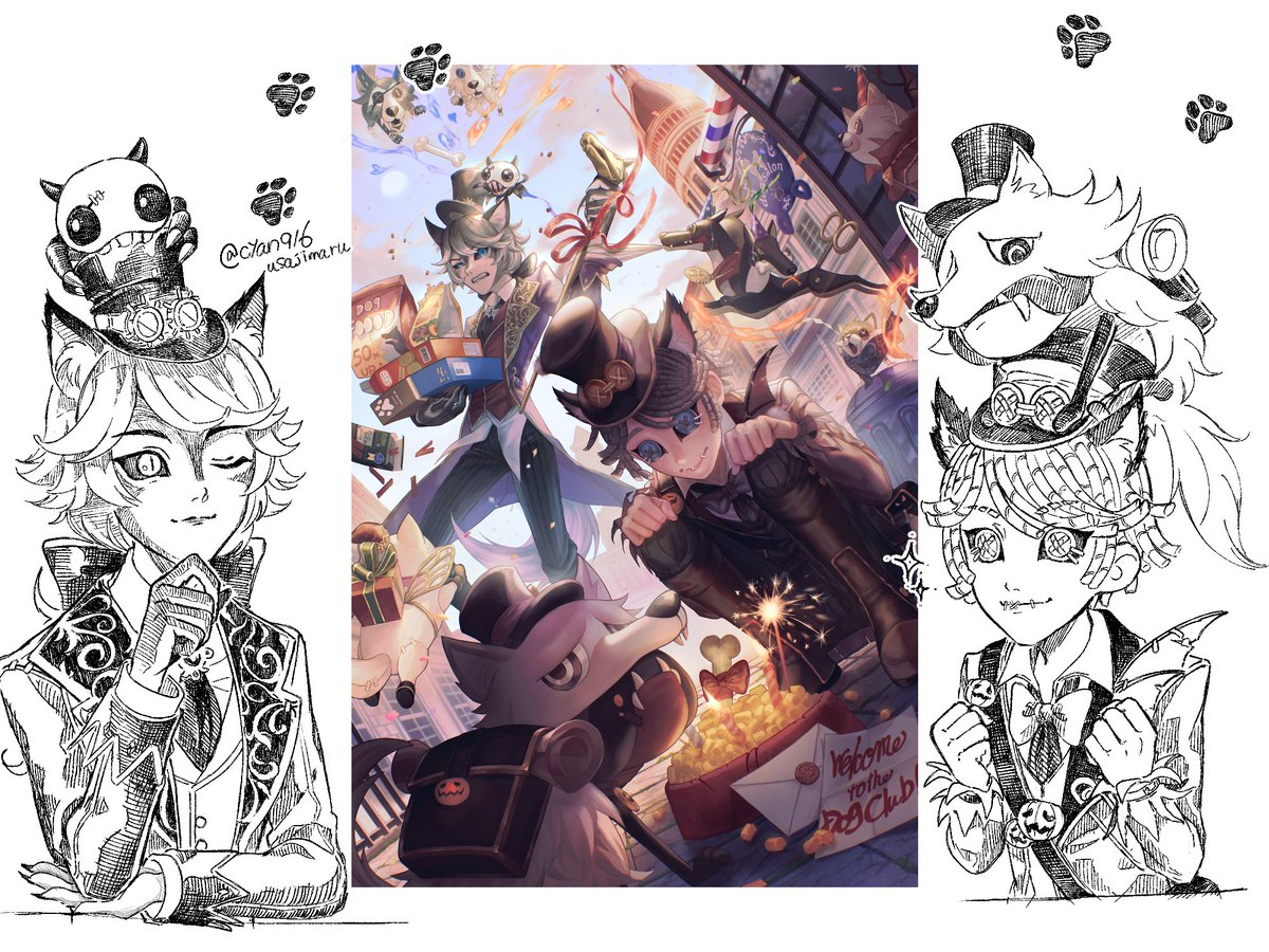 「第五人格7周年記念イラストコンテスト」にて銀賞を頂き、授賞式に参加させていただきました✨ 
ブックマーク等ありがとうございました…！