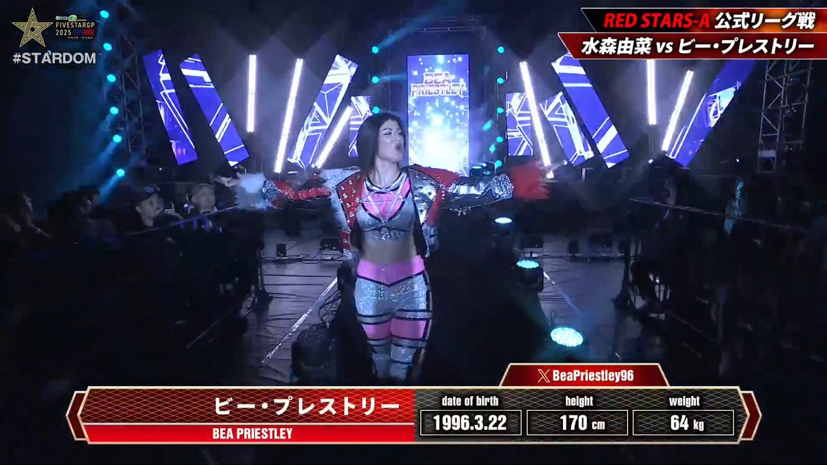 Former World of Stardom Champion Bea Priestley has returned to Stardom for the first time since 2021

The Top Gaijin is back

#STARDOM