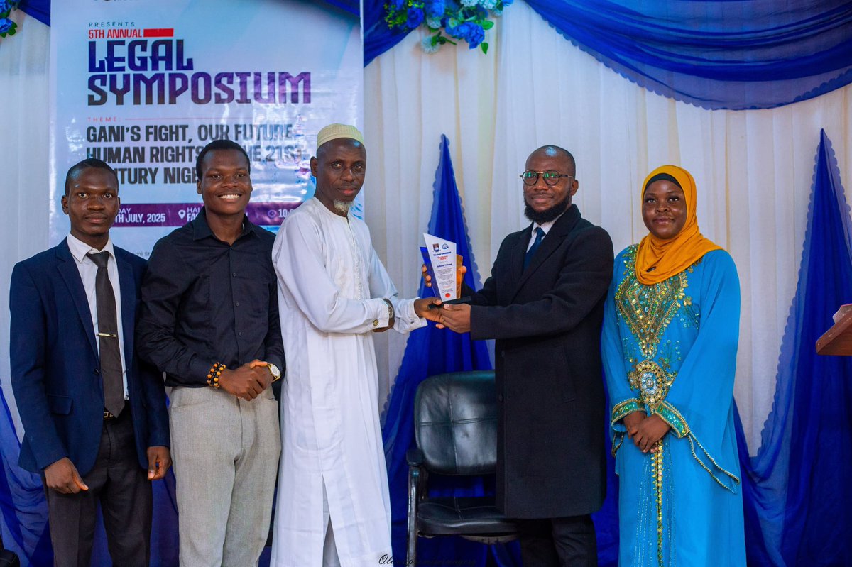 InibeheChambers's tweet photo. Our Principal had the pleasure of addressing members of the Gani Fawehinmi Chambers, Faculty of Law, Lagos State University (LASU), as the Special Guest Speaker at their 5th Gani Fawehinmi Symposium. https://t.co/JchgyfRwoM