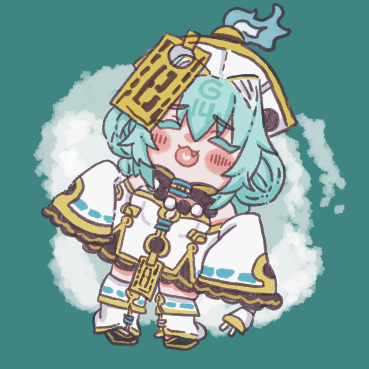 pipipi_ruko's tweet image. キョンシーイヨすき💚 #麻雀ファイトガール