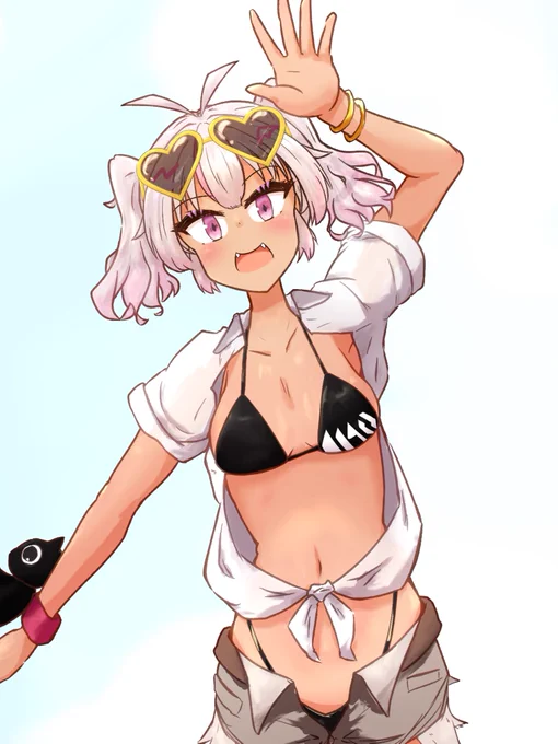 水着まおまお描いたよ #マオのお絵描き帳