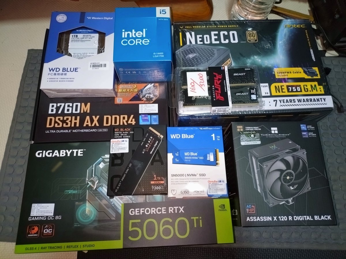 開始沒空 別人電腦要組了